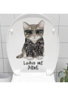 Decohandy Klozet Etiketi Leave Me Alone