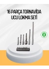 Ergonomik 16 Parça Bits Tornavida Uç ve Adaptör Seti
