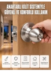 Estetik Güvenli Topuzlu Kapı Kilidi