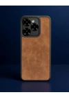 General Mobile Era 30 Kılıf Aras Deri Kapak - Taba