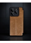 General Mobile Era 30 Kılıf Flip Cover - Taba