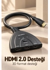 HDMI Switch 2.0 ve 3D Format Destekli