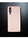 Huawei P30 Kılıf First Silikon - Rose Gold