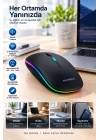 İnce Ergonomik Tasarım 2.4G Kablosuz LED Mouse