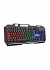Işıklı Oyuncu Q Klavye Mouse Seti Siyah Gaming Oyuncu Klavye