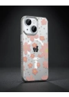 Joko Apple İphone 14 Floral Magsafe Kapak - Pembe