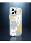 Joko Apple İphone 15 Pro Floral Magsafe Kapak - Sarı