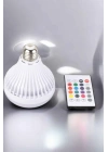 Kablosuz Bluetooth Hoparlör Led Lamba