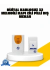 Kablosuz Kapı Zili Kolay Kurulumlu Modern Kullanım