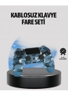 Kablosuz PS4 Controller Çift Motorlu Dayanıklı Gamepad