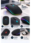Kablosuz Şarjlı Sessiz Tıklamalı Ergonomik Mouse