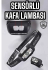 Kafa Lambası Kamp Lambası Sensörlü Şarjlı Ayarlanabilir