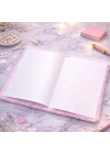 Kalpli Pembe Peluş Defter