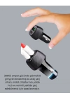 Kompakt Tasarımlı Type-C + USB Girişli Araç Şarj Başlığı