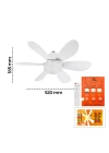Kumandalı 2in1 LED Tavan Vantilatörlü Avize