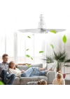 Kumandalı 2in1 LED Tavan Vantilatörlü Avize