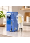 LED filament ampul ST64 E27 2700K 7W cam gövde