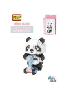 LZ8801 Panda Scooter Block Oyuncak 320 Parça