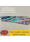 Mermer Desenli Yapışkanlı Askılık