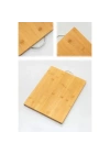 Metal Saplı Bambu Kesim Panosu