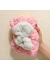 Mikrofiber Örgü Saç Kurutma Bone Havlu