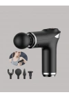 Mini Masaj Tabancası 4 Başlık 6 Hız Ayarlı