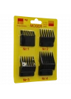 Moser 4 Parça Makine Tarak Set