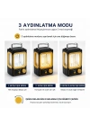Nostalji Solar Lamba - USB Şarjlı 1500mAh