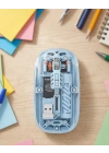 Ofis ve Günlük Kullanım İçin Mavi Bluetooth Kablosuz Mouse