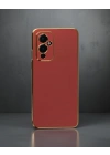 One Plus 9 Kılıf Volet Silikon - Kırmızı