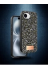 Onegif Apple İphone 16e Bright Simli Kapak - Gümüş
