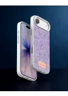 Onegif Apple İphone 17 Air Bright Simli Kapak - Lila