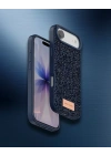 Onegif Apple İphone 17 Air Bright Simli Kapak - Mavi
