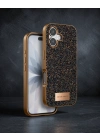 Onegif Apple İphone 17 Bright Simli Kapak - Gold
