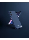 Oppo A38 Kılıf First Silikon - Lacivert