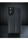 Oppo A38 Kılıf Flip Cover - Siyah