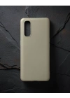 Oppo Find X2 Kılıf First Silikon - Gold