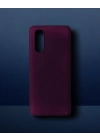 Oppo Find X2 Kılıf First Silikon - Mürdüm