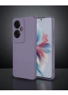 Oppo Reno 11f Kılıf First Silikon - Lila