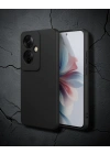 Oppo Reno 11f Kılıf First Silikon - Siyah