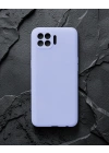 Oppo Reno 4 Lite Kılıf First Silikon - Lila