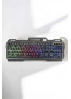 Oyuncu Klavyesi Q Klavye RGB Işıklı Mouse Hediyeli