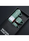 Paslanmaz Çelik Bardaklı Termos Seti 500 ML
