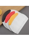 Paslanmaz Çelik Hamur Kesme ve Şekillendirme Spatulası