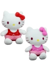 Peluş Hello Kitty Elbiseli Kurdeleli 36 cm