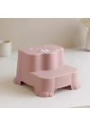 Pembe Desenli Katlı Çocuk Basamağı
