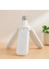 Pervane Model 3 Kollu Beyaz LED Ampul E27 24W