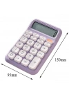 PM-25411 Mor 12 Haneli Hesap Makinesi