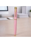 Premium Pembe Metal Roller Kalem