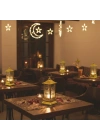 Ramazan Temalı Gold Kare Kubbe LED Lamba